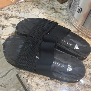 Adidas Stella McCartney black sandals - size 9
